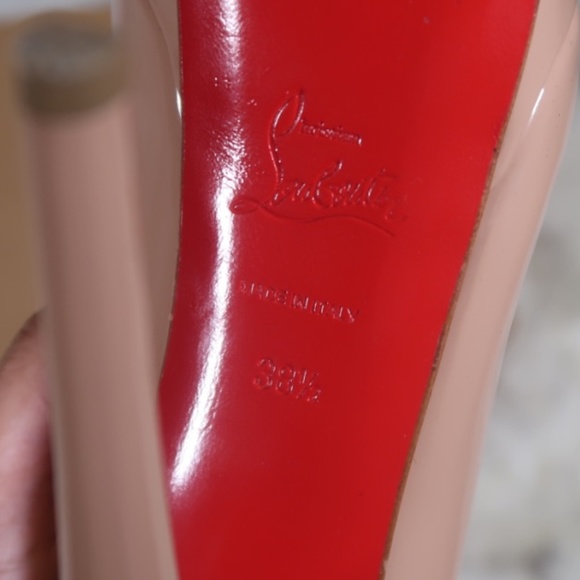 Christian Louboutin Nude Lady Peep 150 AUTHENTIC - Picture 5 of 8